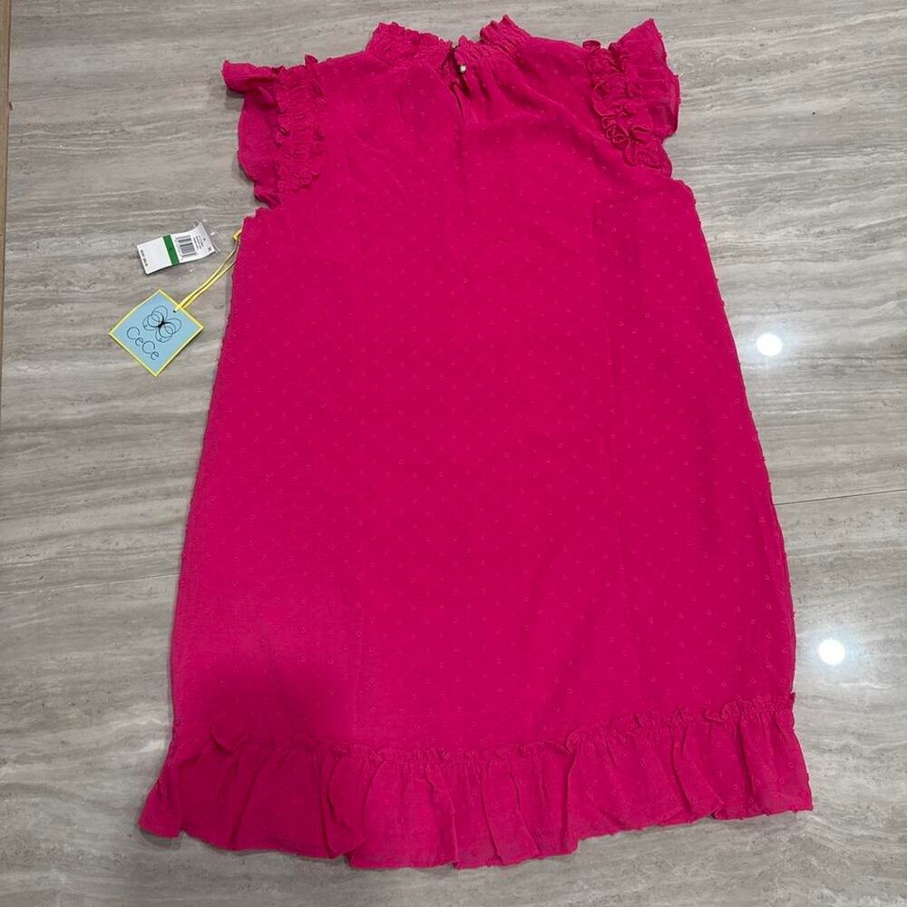 Cece bright rose pink dress